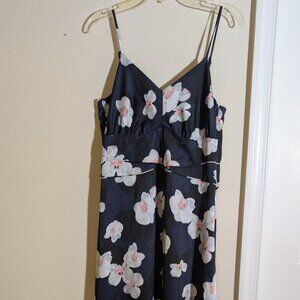 Banana Republic Navy Blue Black Orchid Maxi Dress